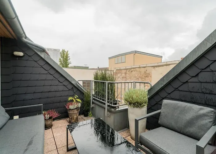 Ruhige Dachwohnung Mit Terrasse Berlin Mitte - Spacious Modern Rooftop Loft In Berlin Mitte