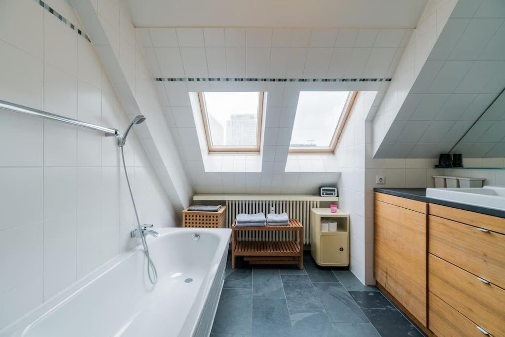 Ruhige Dachwohnung Mit Terrasse Mitte - Spacious Modern Rooftop Loft In Mitte Berlín